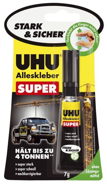 UHU Alleskleber Super 7g 46960 Strong & Safe
