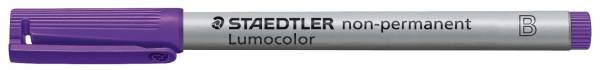 STAEDTLER Folienstift Lumocolor B violett 312-6 nonperm.
