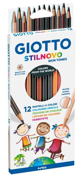 GIOTTO Farbstiftetui 12ST Stilnovo Skin Tones F257400