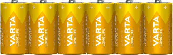 VARTA Batterie LONGLIFE Baby C 04114101306 Pg6St 1.5V