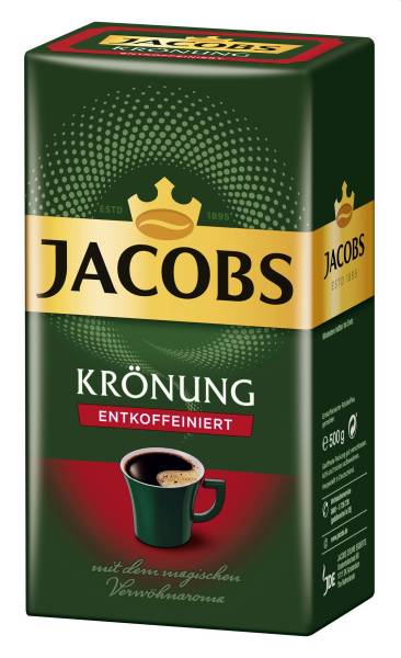 JACOBS Kaffee Krönung Entkoffeiniert 500g 4031790/4091345