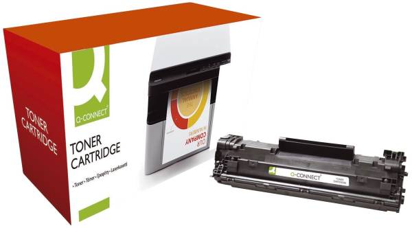 Q-CONNECT Lasertoner schwarz KF14994 Ersetzt CE285A-XXL