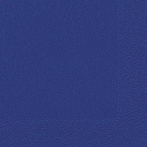 DUNI Serviette Zelltuch dunkelblau 20 Stück 104051/ 3lagig. 24 cm