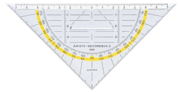 ARISTO Geodreieck 16cm mit Griff AR1553