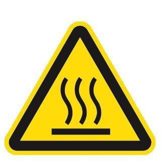 MOEDEL Warnung vor heißer Oberfläche ISO 7010 600236394 Folie 100mm SL