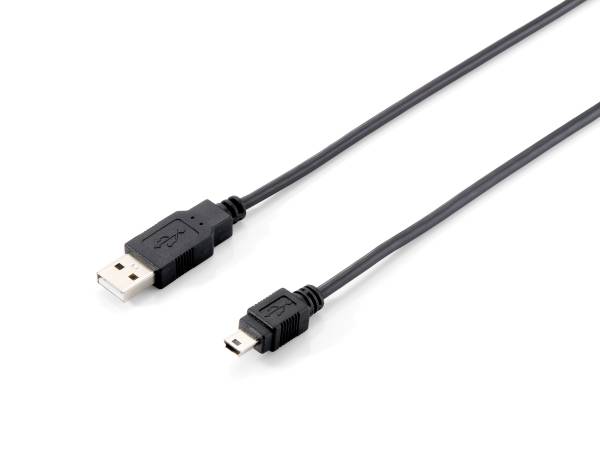 EQUIP USB 2.0 Cable Type A Male to Mini-B Male 128521 1.8m