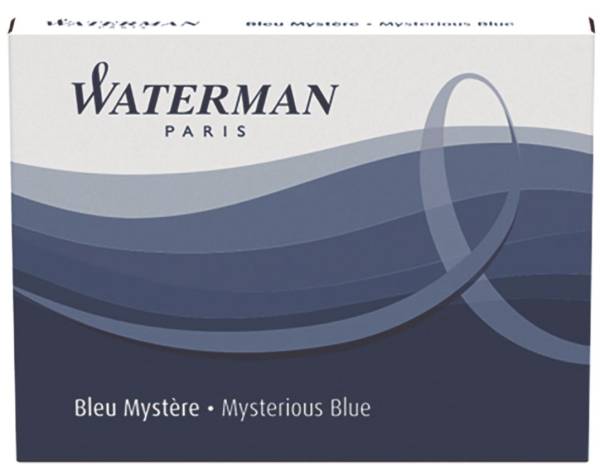 WATERMAN Tintenpatrone 8ST blauschwarz 52007 SO110910