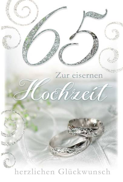 Eiserne Hochzeitskarte 3-1019 Bild