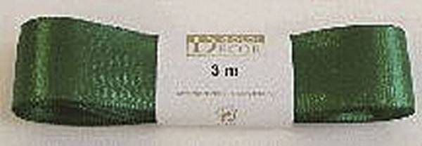 GOLDINA Doppelsatinband 25mmx3m d-grün 1172025591503