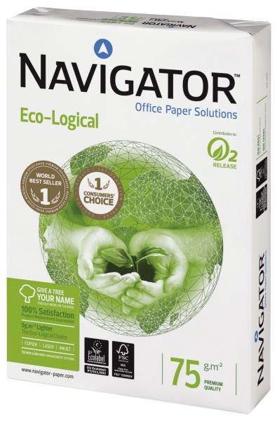 NAVIGATOR Kopierpapier A4 75g 500Bl weiß Eco-Logical 82467A75S