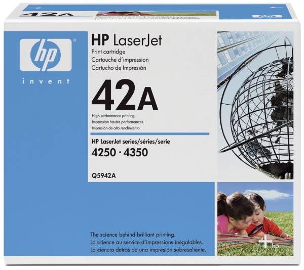 HP Lasertoner Nr. 42A schwarz Q5942A