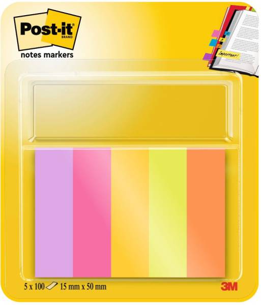 POST-IT Index Marker Papier TFEN 5x50BL 670-5-TFEN 15x50mm