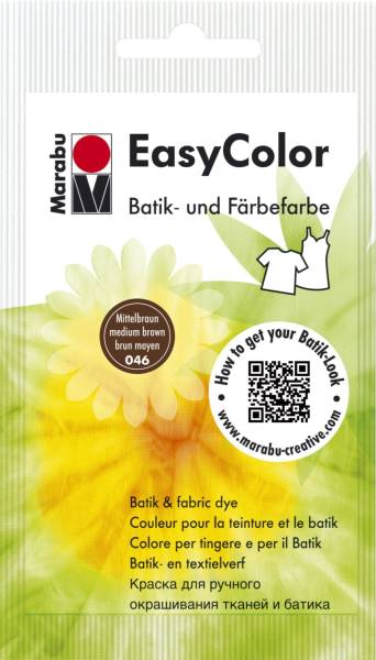MARABU Batik-und Färbefarbe m'braun 1735 22 046/25g Easy C.