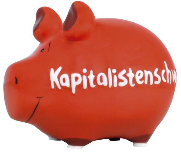 KCG Spardose Schwein klein 100566/10027104 Kapitalistenschwein