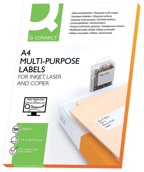 Q-CONNECT Universaletiketten 48,5 x 25,4 mm KF00190