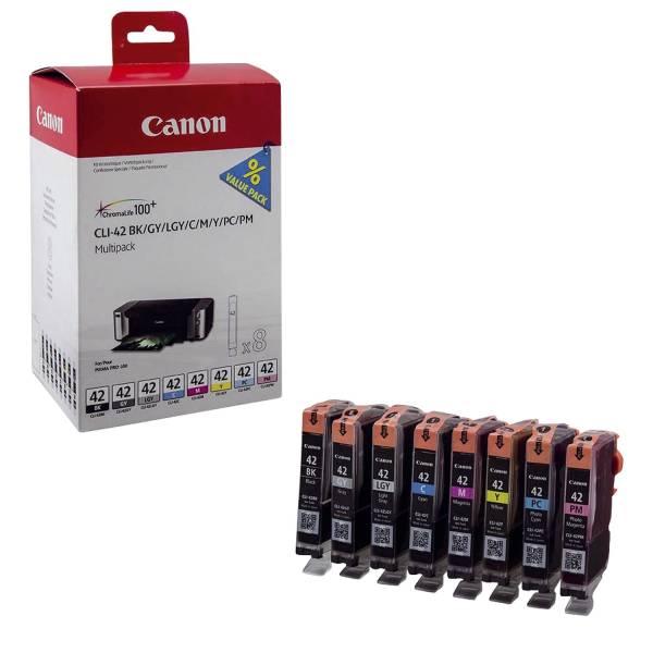 CANON Inkjetpatrone CLI-42 Multipack 6384B010 8x13ml