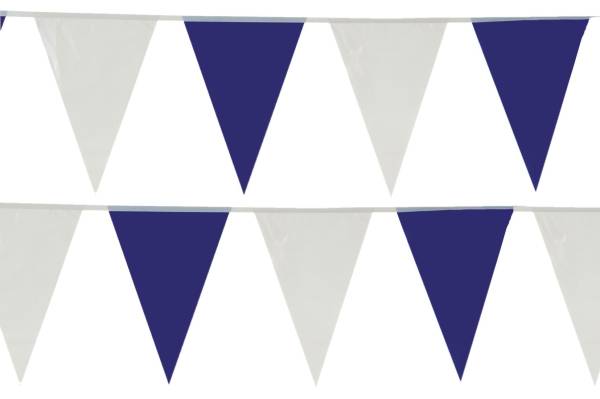 Wimpelkette blau/weiß 4416 30Flaggen 10m