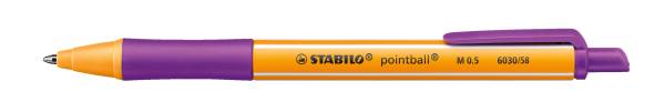 STABILO Kugelschreiber Pointball lila 6030/58 0,5mm
