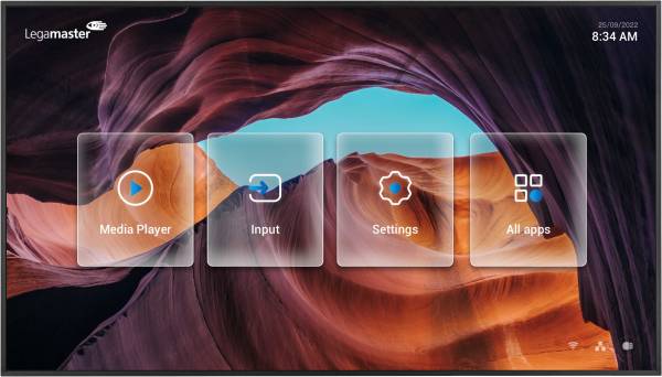 LEGAMASTER Elektronisches Business-Display schwarz 805110-86EU 85Zoll