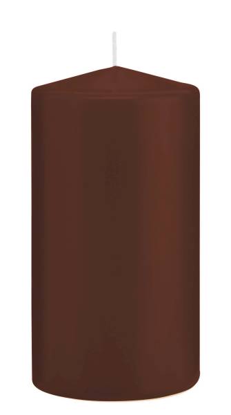 Stumpenkerze kastanie 18423.125 150x80mm