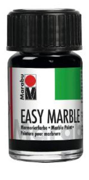 MARABU Marmorierfarbe 15ml schwarz 13050 039 073 Easy Marble