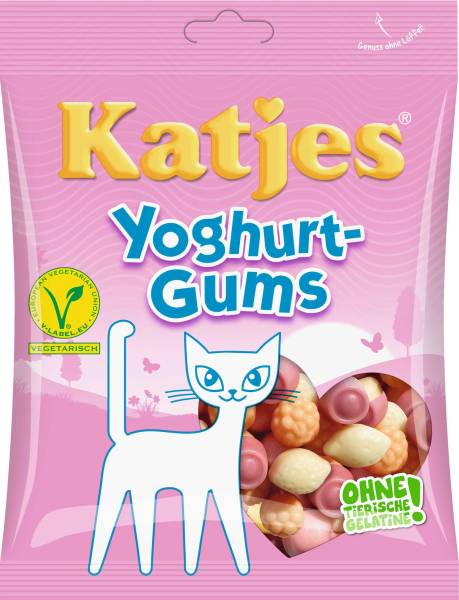 KATJES Fruchtgummi Yoghurt-Gums 175g 5916268005 vegetarisch