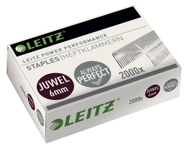 LEITZ Heftklammer Juwel 6mm verz. 5642-00-00 2000St