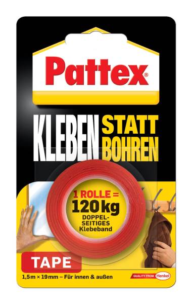 PATTEX Klebeband Pattex 1.5m 9H PXMT2