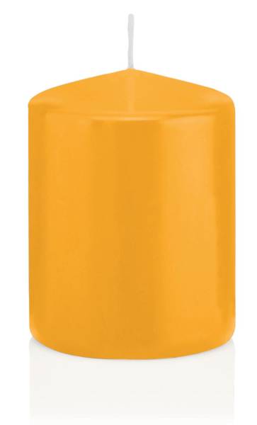 Stumpenkerze 80x60mm gelb 18115.015