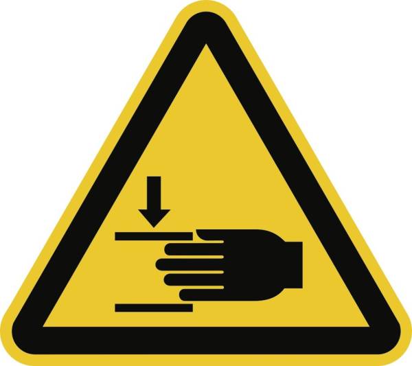 MOEDEL Schild Warnung vor Handverletzungen 2244357 59064 200mm SL