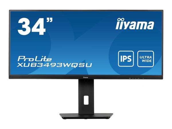 IIYAMA IIYAMA TFT 34Zoll/21:9 HDMI+2xDP+2xUSB-C XUB3493WQSU-B6