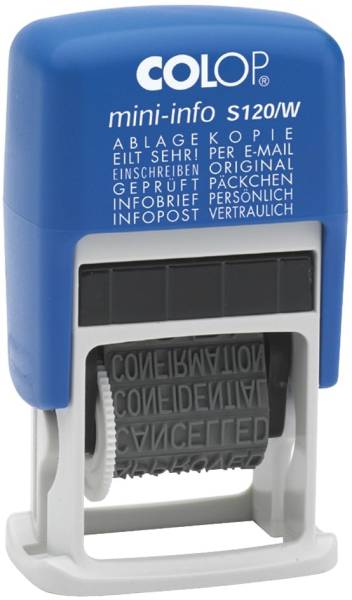 COLOP Wortbandstempel Mini-Dater S120/W