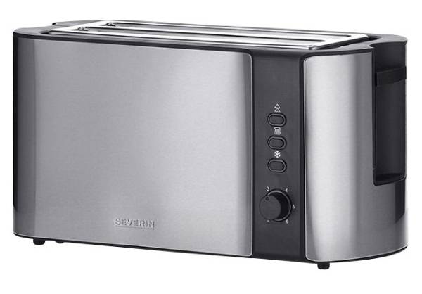 SEVERIN Toaster 4Scheiben edel-schwarz AT 2590 Langschlit