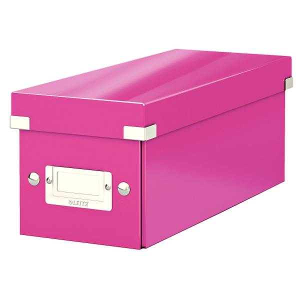 LEITZ Archivbox CD Wow metallic pink 6041-00-23 Click&Store