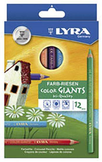 LYRA Farbstift Farb-Riese® 12ST lackiert L3941120 Kartonetui