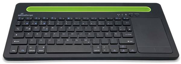 MEDIARANGE Tastatur schwarz/grün MROS131