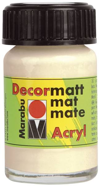 MARABU Decormatt Acryl beige 1401 39 247 15ml Glas
