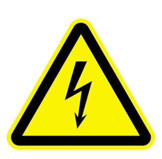 MOEDEL Warnung vor elektrischer Spannung 600236395 ISO 7010, Folie 100mm