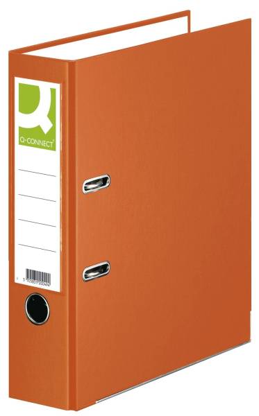 Q-CONNECT Ordner PP A4 80mm orange KF18747/15063362000