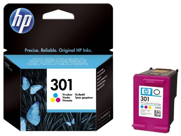 HP Inkjetpatrone Nr. 301 3-färbig CH562EE 3ml