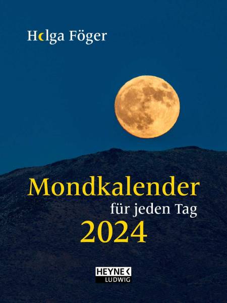 HEYNE Mondtaschenkalender 10,5x14cm 23958 für Jeden Tag