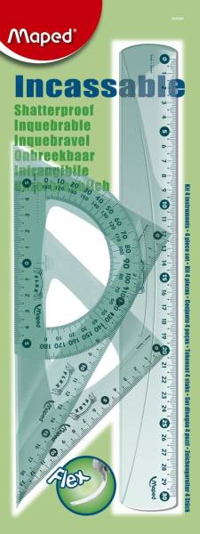 MAPED Zeichengarnitur 4ST Flex 244304 Unzerbr.