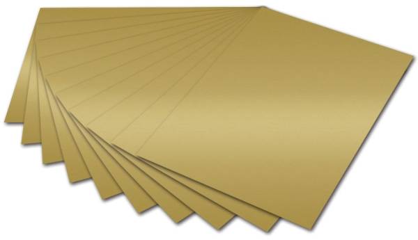 FOLIA Tonpapier A4 130g gold glänz. 6466