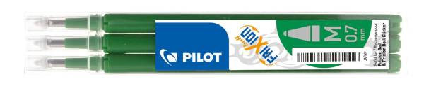 PILOT Tintenrollermine Frixion 0,4mm 3ST grün BLS-FR7-G-S3 2261004F