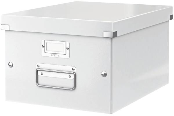 LEITZ Archivbox für DIN A4 weiß 6044-00-01 Click&Store