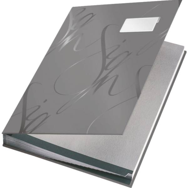 LEITZ Pultordner Design grau 5745-00-85 18Fächer