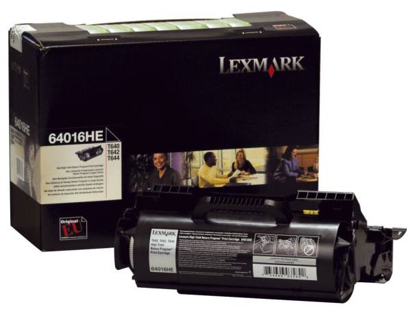 LEXMARK Lasertoner Return schwarz 64016SE