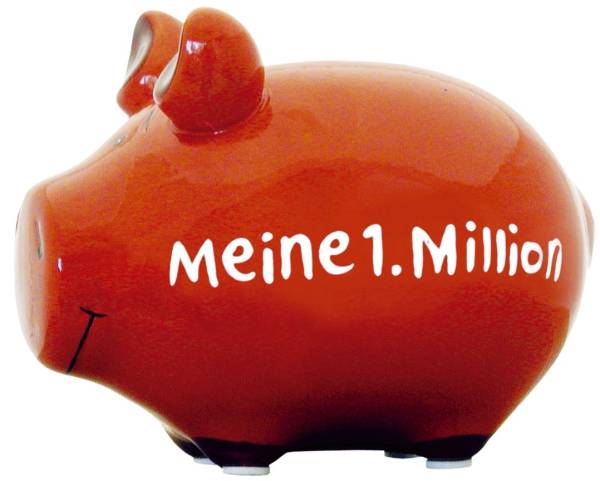 KCG Spardose Schwein klein 100957 Meine 1.Million