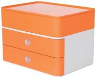 HAN Schubladenbox 2 Laden+Box weiß/orange 1100-81 Allison