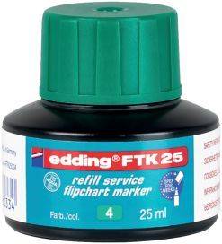 EDDING Nachfülltusche FTK25 grün 4-FTK25004